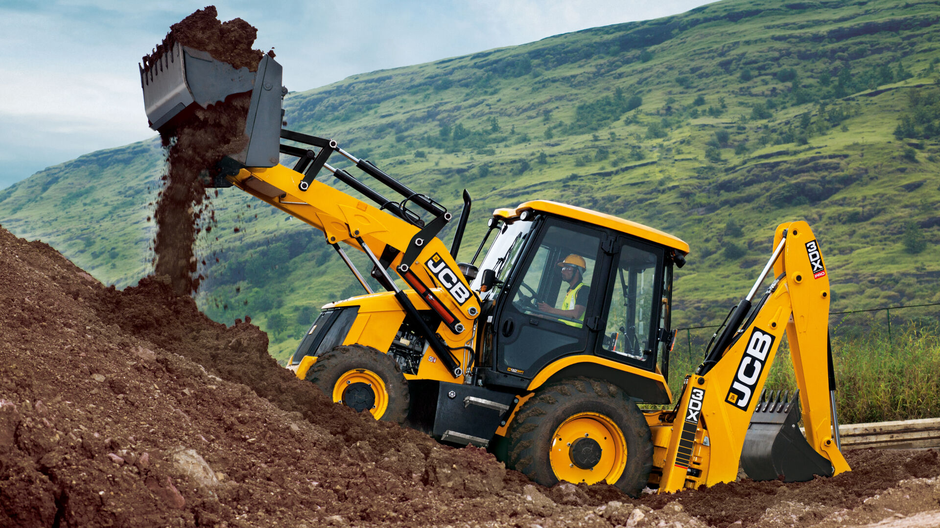 Backhoe 3DX Pro with 6 in 1 shovel