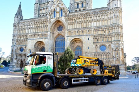 ABBA lifts the Christmas spirits with JCB hybrid boom deal