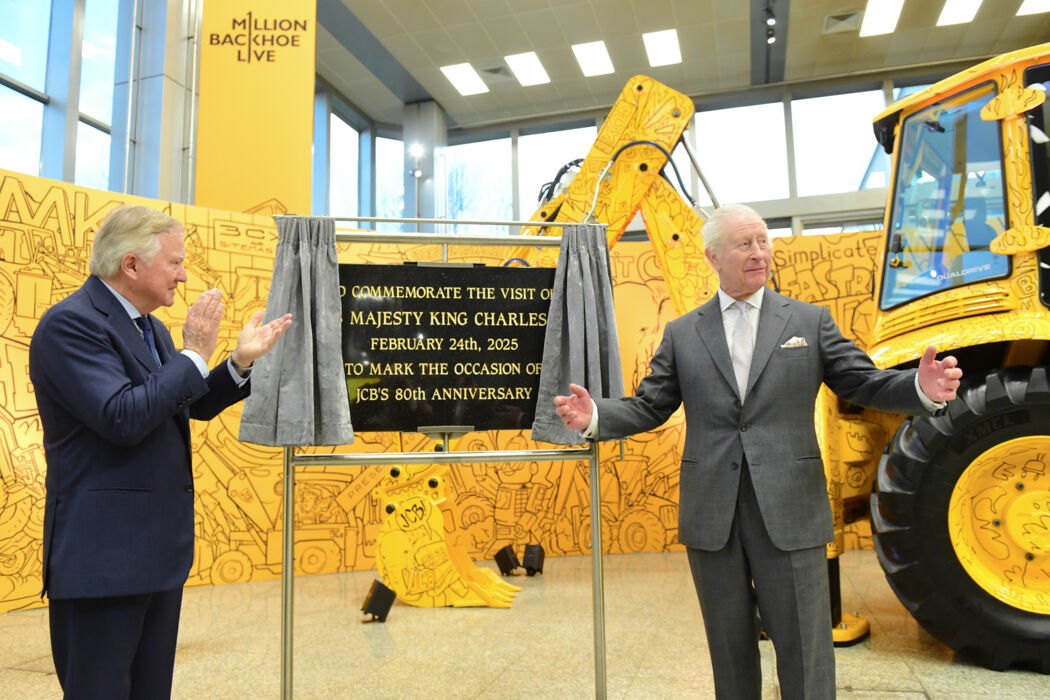 His Majesty The King at JCB